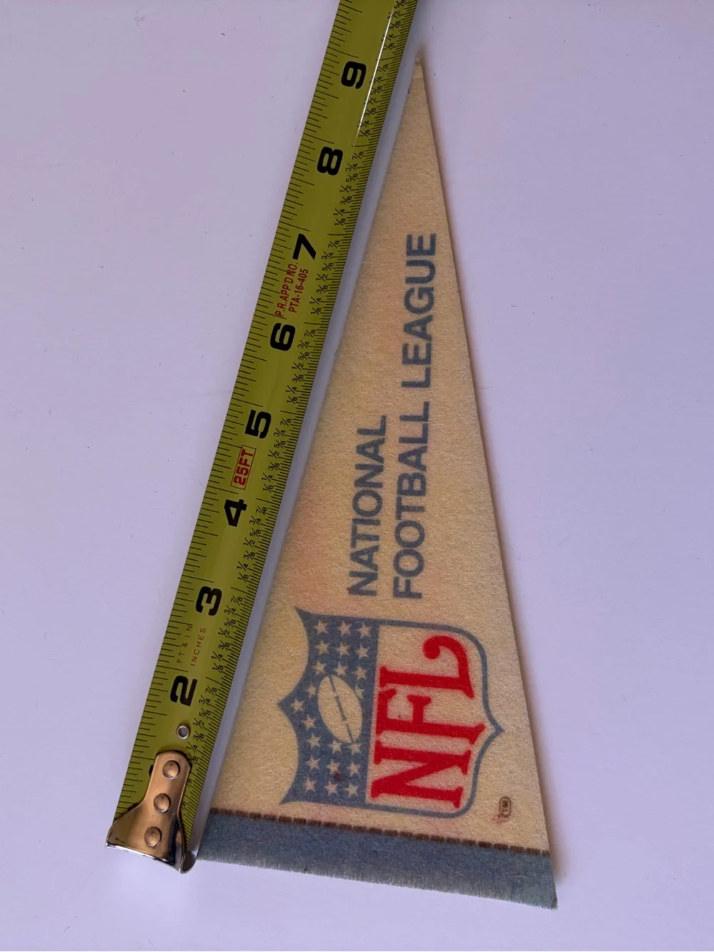 Vintage 70s 80s NFL Collectors Mini Felt Pennant Lot of 14 Small Wall Flags 9x4